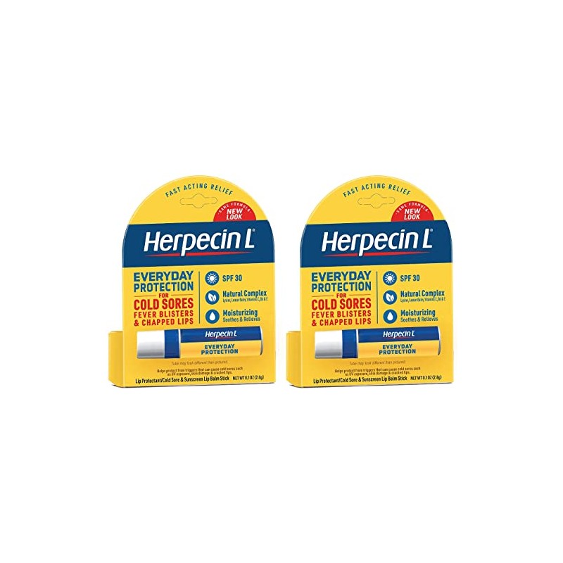Herpecin-L Lip Balm SPF 30, 0.1 oz per Stick (2