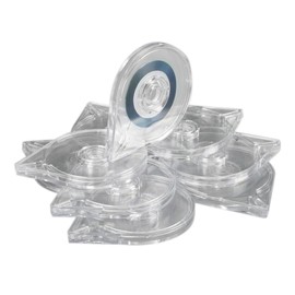 HONMEET 10pcs Nail Art Striping Tape Storage Box Manicure Wire Taking Device for Easy Nail Design Creation Portable Foil Holder for Home and