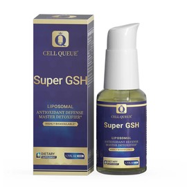 Cellqueue Super GSH Liposomal Antioxidant Defense Supplement, 1.7 fl oz