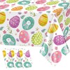 Pack of 3 Easter tablecloths, 274 x 137 cm tablecloth,