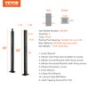 VEVOR 4-Pack Cable Railing Post, 36" x 1" x 2"