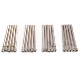 JINGLING 3 mm 1/8" inch Diamond Hole Saw Core Drill Bit Masonry Drilling Cutter Tools for Glass Marble Tile Granite Stone Pack of 20Pcs