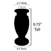 OPTIMUM Memorial Cemetery Flower Vase - Plastic (White Granite) with
