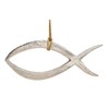 TEMPELWELT Decorative Pendant Decorative Symbol Ichthys Christian Fish 22 cm