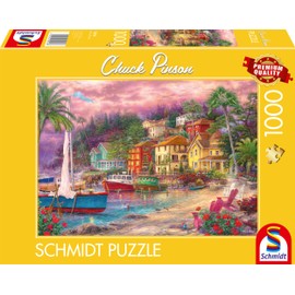 Schmidt Spiele 58556 Chuck Pinson Coastal Magic 1000-Piece Jigsaw Puzzle, Multi-Colour