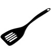 Chef Craft Basic Melamine Slotted Turner/Spatula, 11.25 inch, Black
