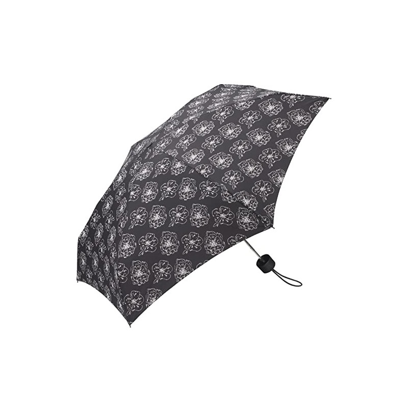 Pierre Cardin Umbrella Black & White Flower Black, Pocket umbrella