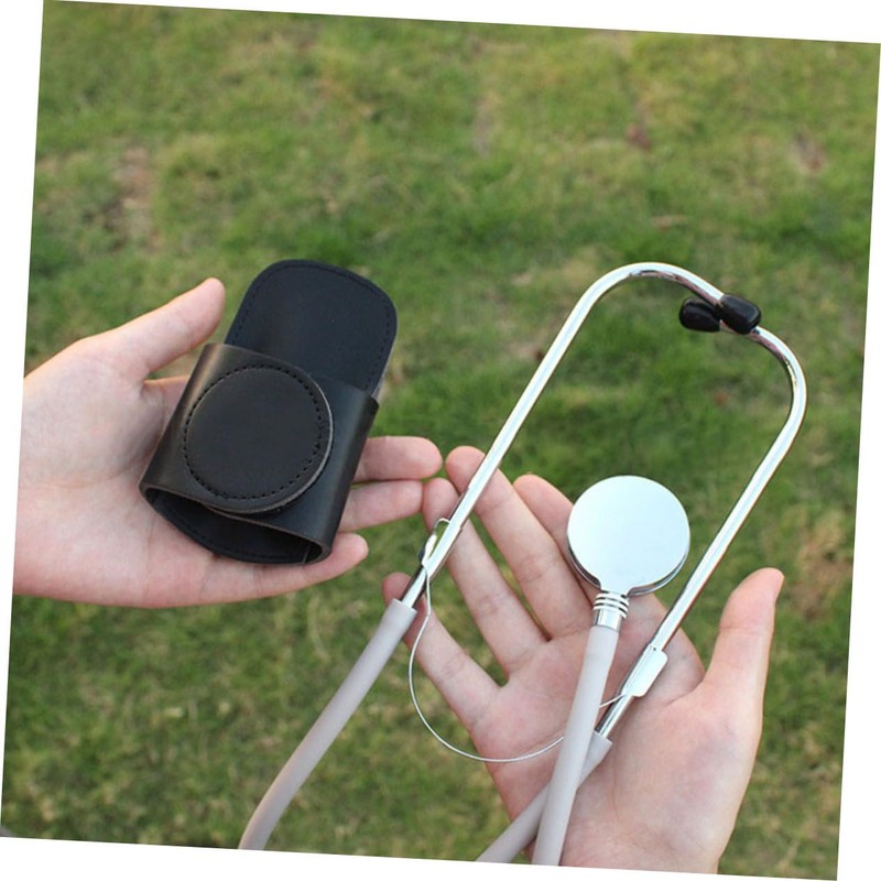 ULTECHNOVO 2pcs Stethoscope Holder for Doctor Nurse PU Tape Holder