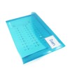 Rapesco 0700 ID Popper Wallet, A4+, Bright Transparent Colours, Pack