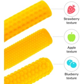 FLUXY Oral Motor Tool Therapy Sensory Motor Aid with 3 Unique Textures Orange