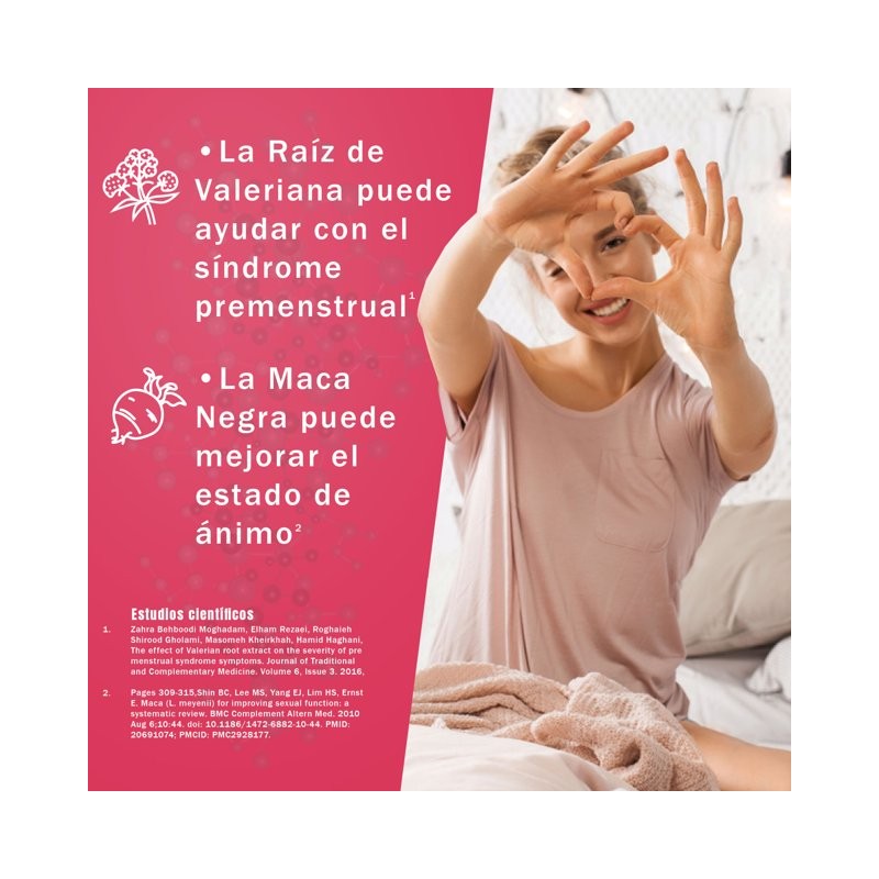 Women JoY Suplemento para Mujer Fenogreco, Maca Negra, Gingseng