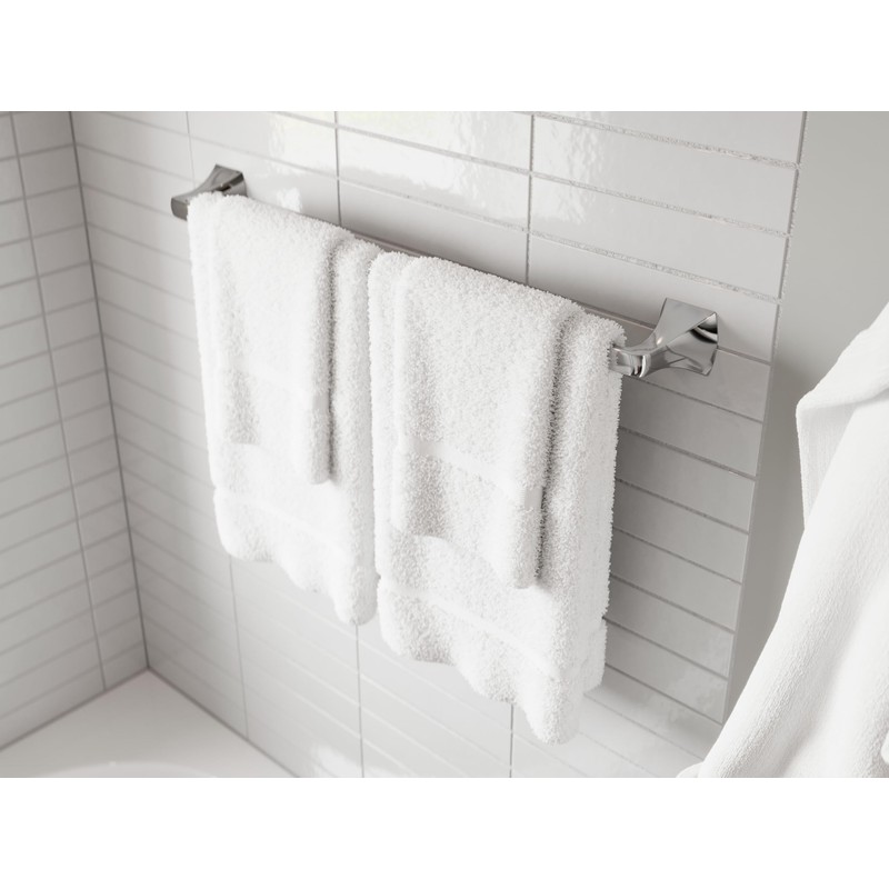 Pfister Bruxie 3-Piece Bathroom Hardware Set with Towel Bar, Towel