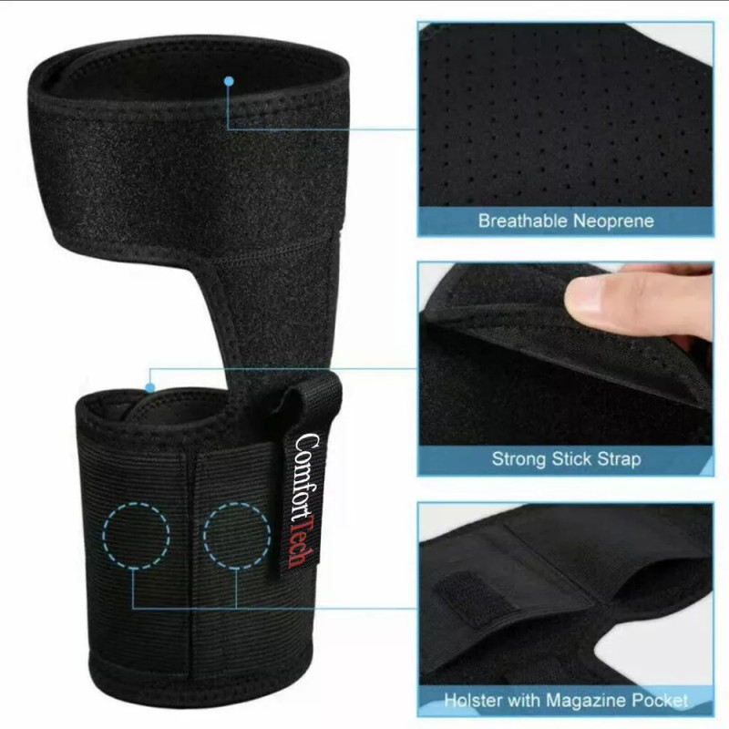 Comfort Tech Ankle Leg Tactical Holster Hidden Carry Wrap Pocket
