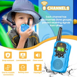 Toy zee Toy Boy 3 4 5 6 7 8 Years, Walkie Talkie Children Gifts Boy 3-10 Years Outdoor Games for Children Toys from 3-12 Years Girls Detective Equipment Boys Toy 3-12 Years