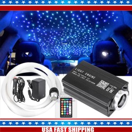 Gearzaar 1000PC Home Car Headliner Star Light kit Roof Twinkle Ceiling Light Fiber Optic