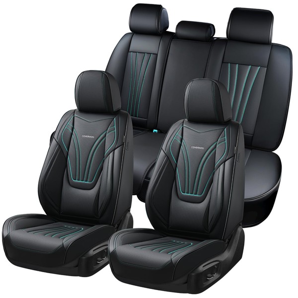 Coverado Car Seat Covers Full Set, 5 Piece Car Seat