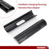TIGERSGATE Black Handlebar Riser Adapter handlebar shim changing mounting diameter