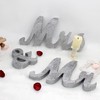 Mr and Mrs Signs Wedding Table Decorations, Wooden Freestanding Letters