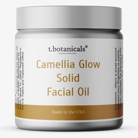 Camellia Solid Face Oil Hydrating Moisturizer Balm Gold Beauty Serum