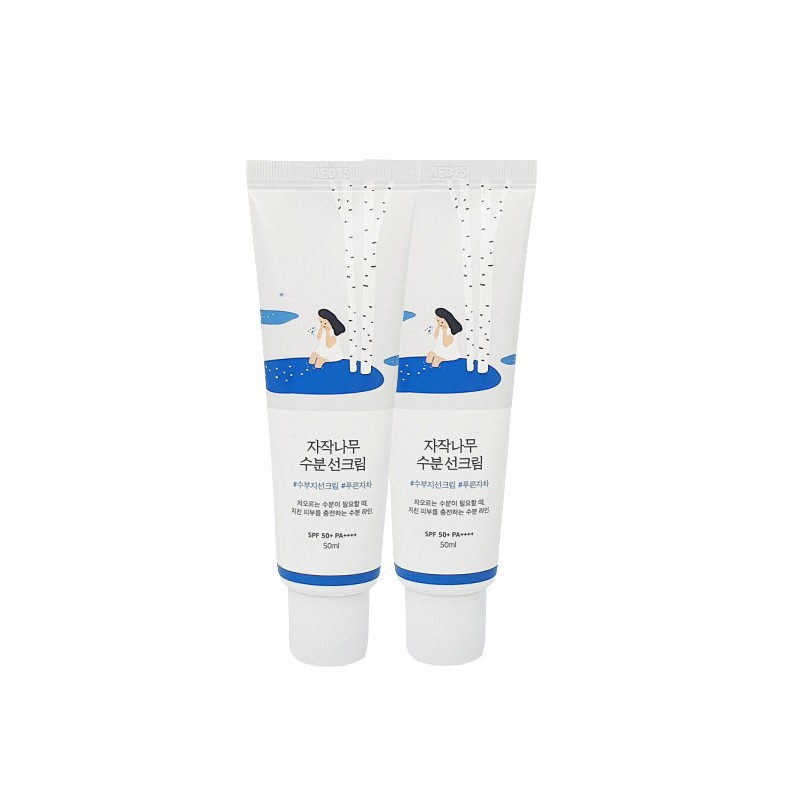 Round Lab Birch Moisture Sun Cream 50ml+50ml / 라운드랩 자작나무