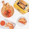 Nostalgia Deluxe Grilled Cheese Sandwich Toaster with Easy-Clean Toasting Baskets