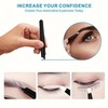4 Tweezers Set Stainless Steel Professional Tweezers for Eyebrows, Facial