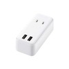 Elecom MOT-U07-22WH Power Strip USB Outlet Direct Plug USB x