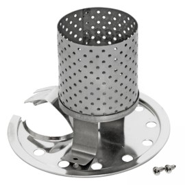 Petromax Radiator and Impact Plate Set HK350/HK500 for Lamps from Year of Manufacture 2000 (Chrome)