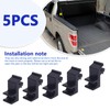 5PCS Tonneau Cover Prop Rod Clips Hard Plastic Replacement for
