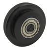 12021, 45 Series Roller Wheel with Ball Bearing Hub