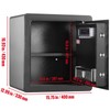 Happybuy Safe, 1.8 Cubic Feet Home Safe, Steel Security Safe
