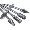 Bestgle 10pcs 3 mm (1/8 Inch) Shank Tungsten Carbide Double