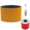AHL Air Filter with Oil Filter Spark Plug set 11013-1275