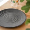 Tarhong DN22910274 Artisan Dinner Plate, 10.6 inches (27 cm), Gray,