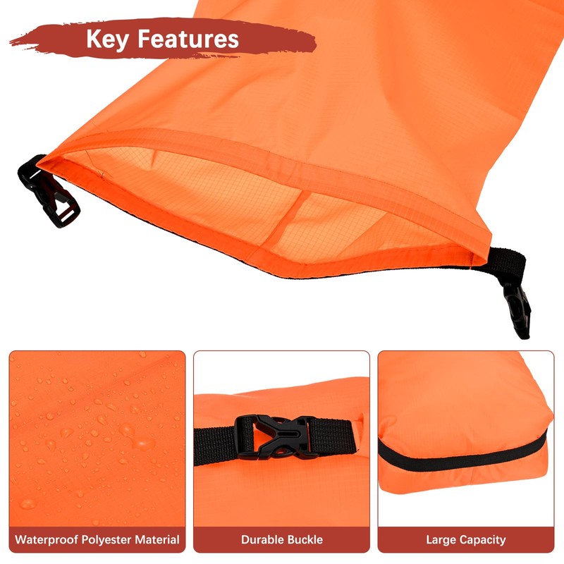 TIXIPEM Compression Stuff Sack [1PCS] - Waterproof Sleeping Bag Storage
