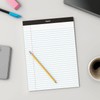 STAPLES Notepads, 8.5-inch x 11.75-inch, Wide Ruled, White, 50 Sheets/Pad,