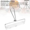 Handle Acrylic Roller, Stainless Steel Handle Clear Acrylic Clay Roller,