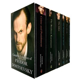 Complete Collection of Fyodor Dostoevsky 6 Books Box Set(Notes From The Underground, Crime and Punishment, The Brothers Karamazov, The Devils, The Idiot & The House of the Dead)