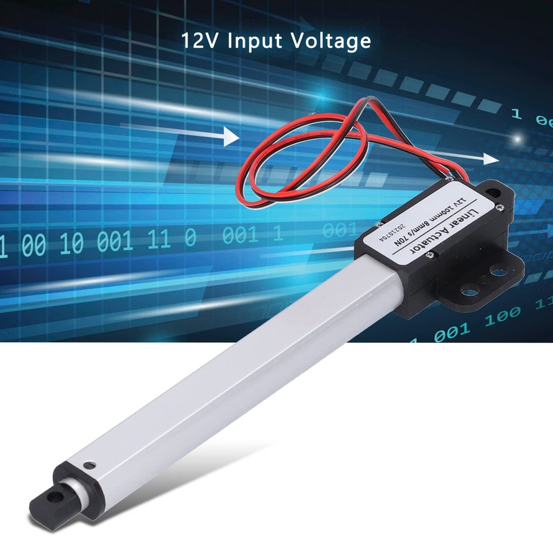 Linear Actuator, 4" Stroke Micro Linear Actuator, 12V DC Built