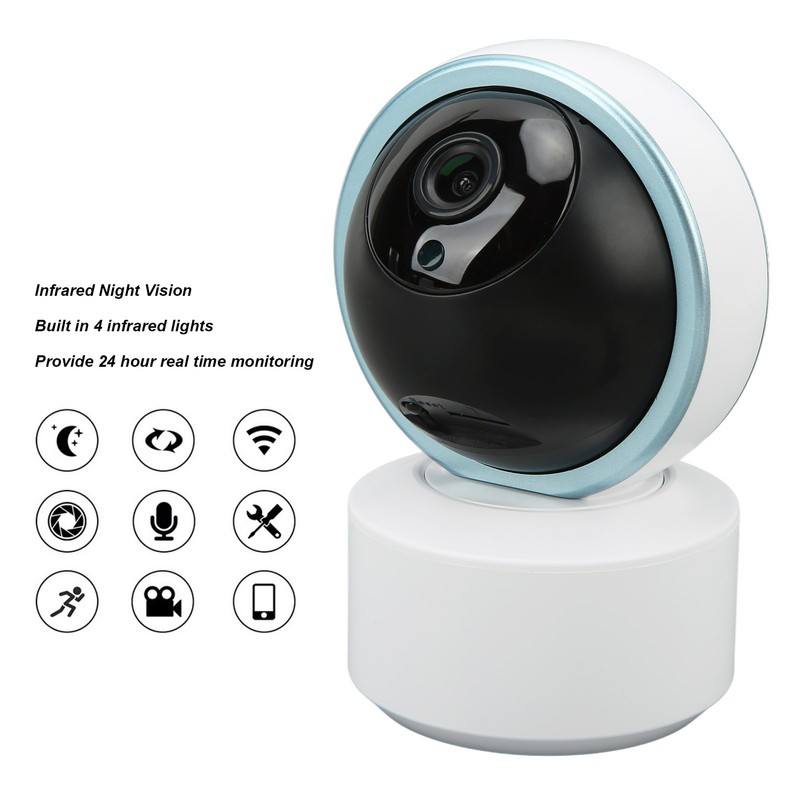 Wireless Surveillance Camera 1080P 2 Way Talk Night Vision Auto