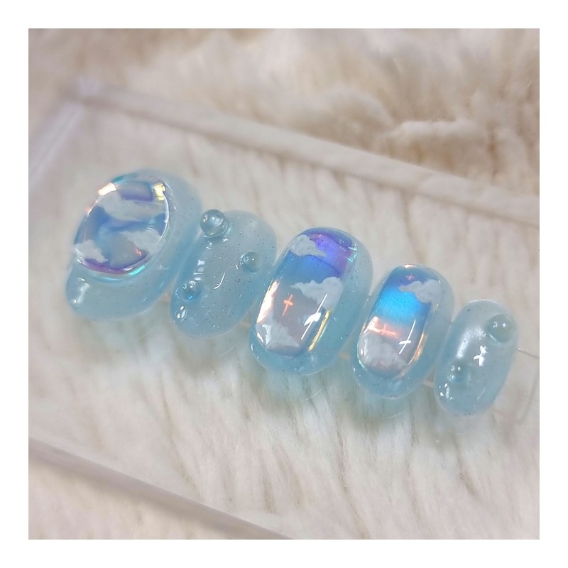 Wary Sky UruUru Handmade Nail Tips - Petit Square /