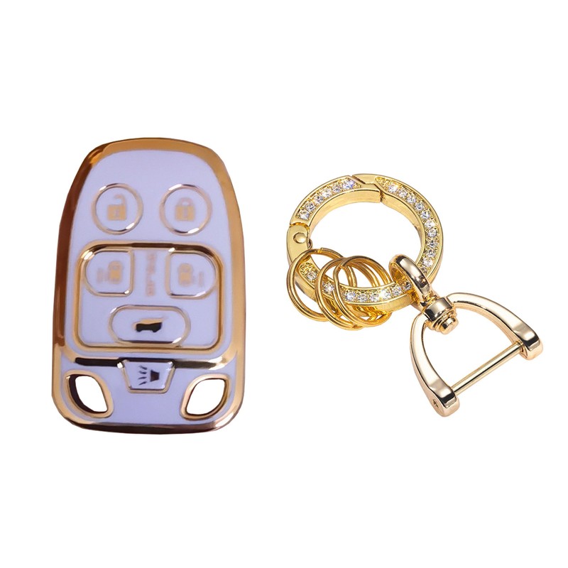 TAPAYICA for Honda Key Fob Cover Keyless Remote With Keychain