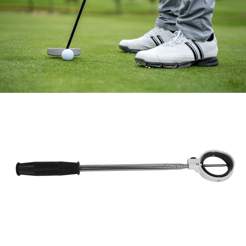Golf Ball Retriever Telescopic Ball Picker Stainless Steel 8 Sections
