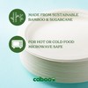 Caboo Disposable Bamboo Paper Plates, 125 Pack of 10 Inch