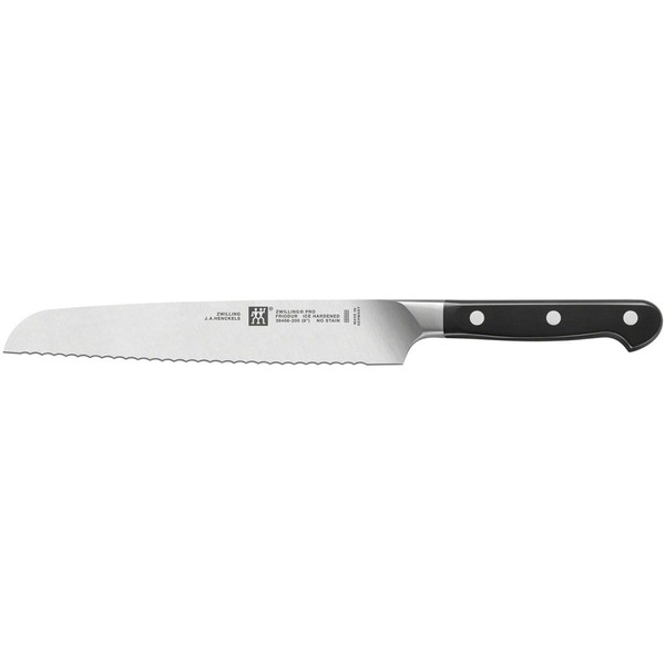 Zwilling 38406-201-0 Pro Original Bread Knife, Silver/Black