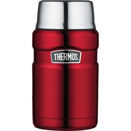 Thermos Stainless King Vacuum Insulated Food Jar, 710ml, Red, SK3020RAUS
