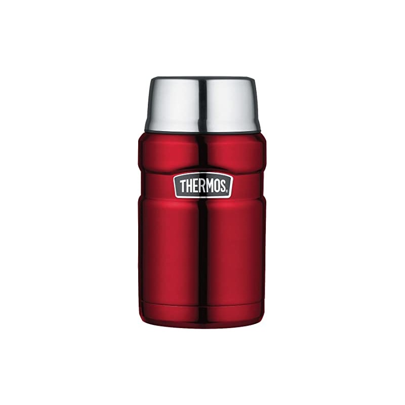 Thermos Stainless King Vacuum Insulated Food Jar, 710ml, Red, SK3020RAUS