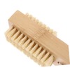 IWOWHERO 2pcs Bamboo Sisal Nail Brush for Fingernails/toe Nails Cleaning