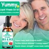 D3 K2 Vitamin 10000iu, Liquid Drop Vitamin D3 With K2