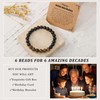 FENNELISA 60th Birthday Gifts for Men,Tiger Eye Bracelet Men 60th